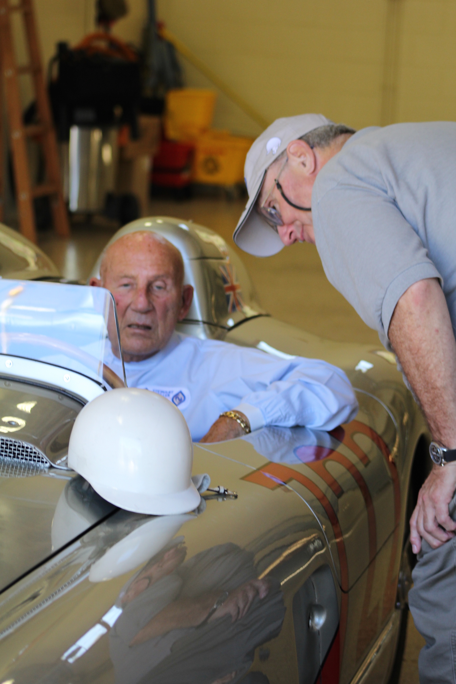 Stirling Moss and Charles Dressing